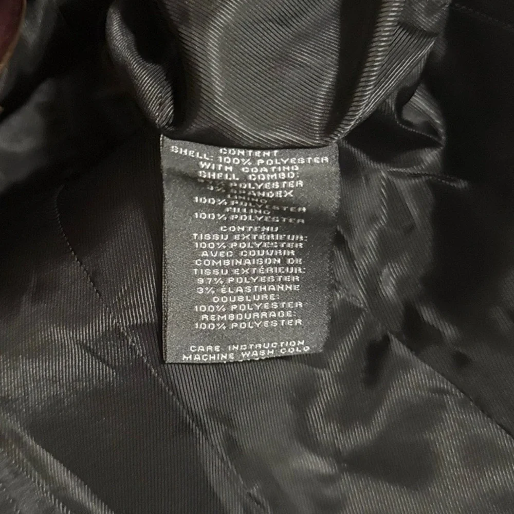 Vince Camuto Jacket Womens Medium Black Quilted Velvet Trim Button Front - Picture 5 of 7